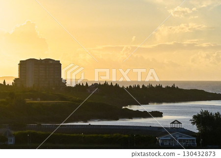 Morning glow of the island 130432873