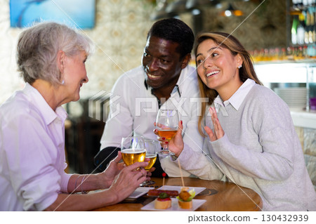 View on the young Interracial couple View on the young Interracial couple 130432939