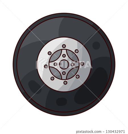 illustration of tire illustration of tire 130432971