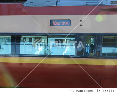 Appearance of the express train bound for Kinugawa Onsen 130433453
