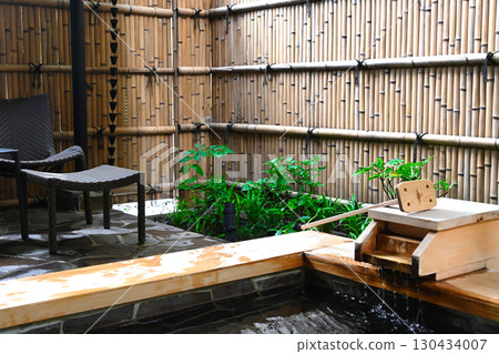 View of the open-air bath 130434007