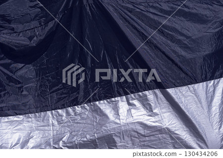 Black silver awning for protection and covering of something Black silver awning for protection and covering of something 130434206