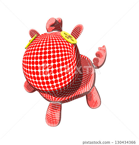 Horse Plush Cute and Funny Toy. Vector Illustration. Horse Plush Cute and Funny Toy. Vector Illustration. 130434366