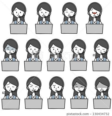 呼叫中心女性套裝 130434732