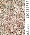 A Close-up Texture of Dry Fallen Bamboo Leaves on the Ground 130434737