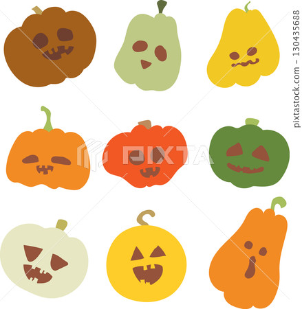 萬聖節背景南瓜鬼設置 130435688
