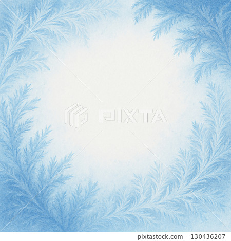 雪花圓形框架背景圖 雪花圓形框架背景圖 130436207