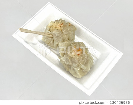 Scallop and hairy crab shumai Scallop and hairy crab shumai Jumbo seafood shumai 130436986