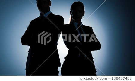 Elegant business scene 130437492