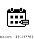 Calendar icon 130437764