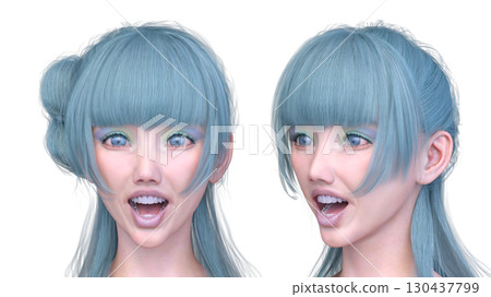 Close-up of a woman's face Close-up of a woman's face 130437799