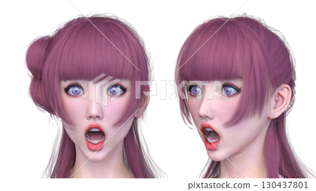 Close-up of a woman's face Close-up of a woman's face 130437801