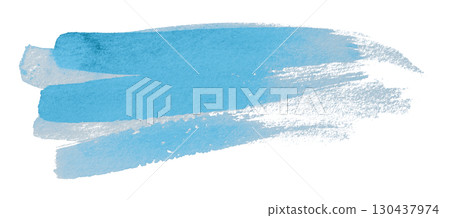 light blue watercolor background. Artistic hand paint. Isolated on transparent background. light blue watercolor background. Artistic hand paint. Isolated on transparent background. 130437974