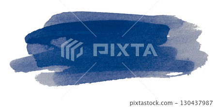 blue watercolor background. Artistic hand paint. Isolated on transparent background. blue watercolor background. Artistic hand paint. Isolated on transparent background. 130437987