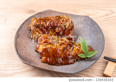 Saba with miso 130438103