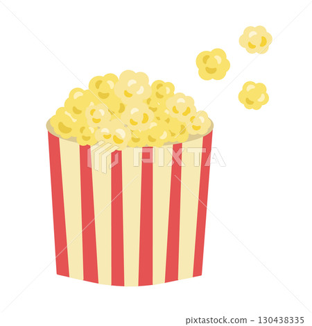 Popcorn (butter) illustration 130438335