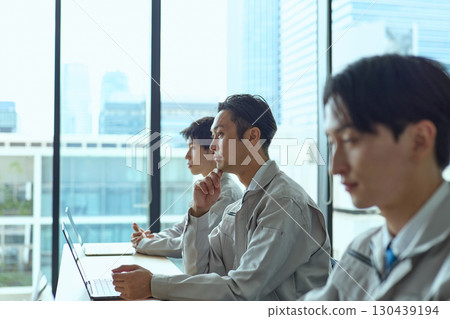 Men in work clothes 130439194