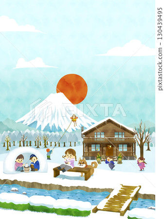 January_Mt. Fuji and New Year 130439495