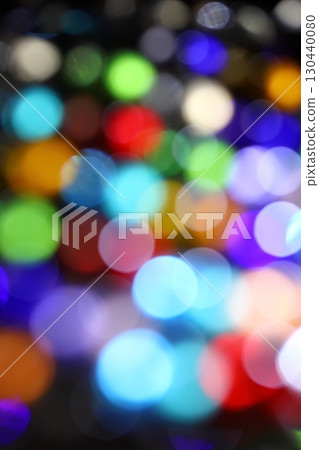 Colorful circular bokeh [black background] 130440080