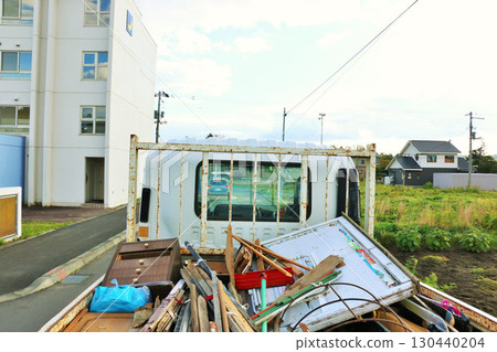 北海道垃圾東部地震災難垃圾收集 130440204