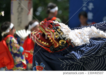 Lion dance, Ichikawa-cho, Hyogo Pref. Lion dance, Ichikawa-cho, Hyogo Pref. 130440507
