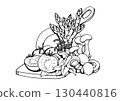 Vegetables and mushrooms 130440816