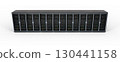 Modern server rack. Server rack image. Isolated on white background. 3d render 130441158