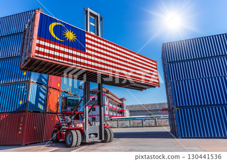 Products shipping cargo goods with Malaysia flag for import export business from Malaysia country 130441536