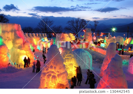 Shikotsu Lake Ice Show Festival 130442545