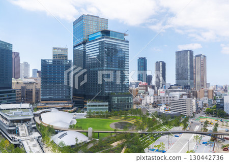 梅北：大阪站週邊摩天大樓的景色 [2024年7月] 130442736