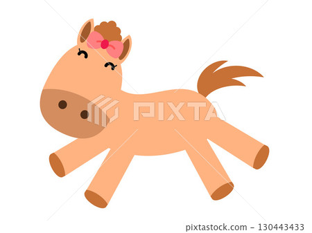 Running horse illustration 1 130443433
