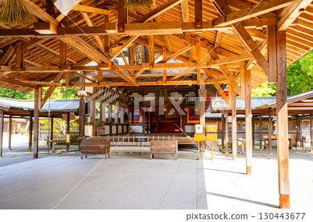 宗像大社邊津宮神社的拜殿景觀 130443677