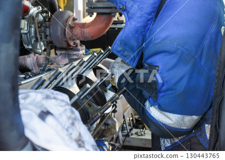 Repair of a diesel generator converted to gas. Repair of a diesel generator converted to gas. 130443765