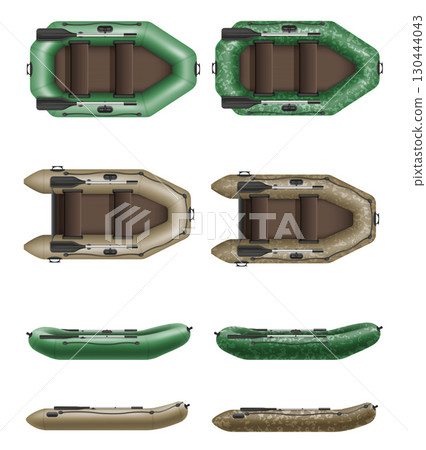 inflatable rubber fishing boat and tourism for active recreation cartoon stock vector illustration inflatable rubber fishing boat and tourism for active recreation cartoon stock vector illustration 130444043