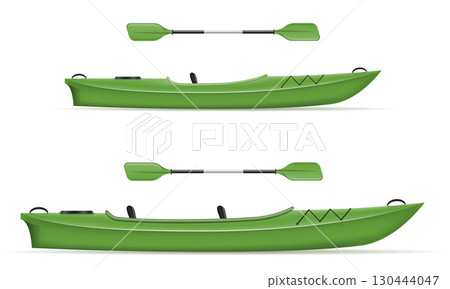 plastic kayak canoe boat for fishing and tourism active recreation cartoon stock vector illustration plastic kayak canoe boat for fishing and tourism active recreation cartoon stock vector illustration 130444047