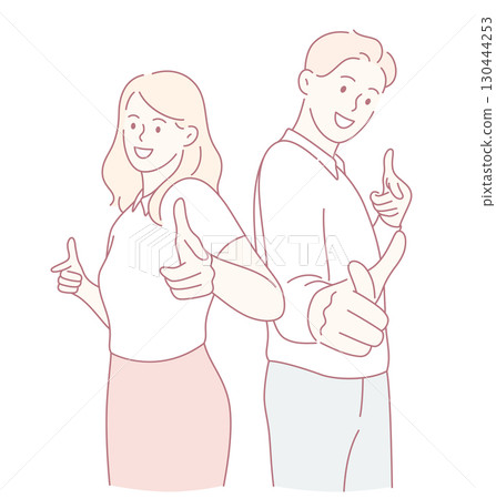 Engaging and Playful Couple Gestures Depicted in a Stylishly Minimalist Artistic Style Engaging and Playful Couple Gestures Depicted in a Stylishly Minimalist Artistic Style 130444253