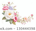 別緻美麗的花卉裝飾材料 130444398