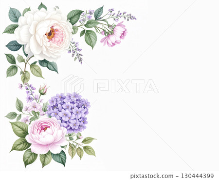 Chic and beautiful flower decoration material Chic and beautiful flower decoration material 130444399