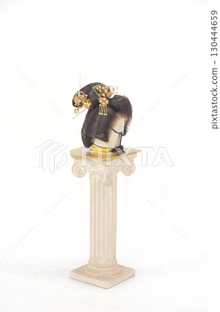 Traditional Japanese hairstyle Traditional Japanese hairstyle 130444659