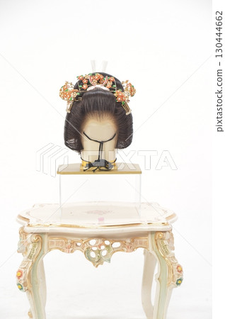 Traditional Japanese hairstyle Traditional Japanese hairstyle 130444662