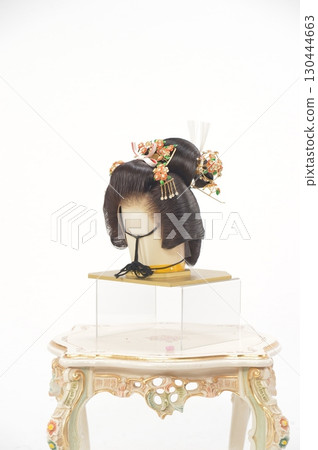 Traditional Japanese hairstyle Traditional Japanese hairstyle 130444663