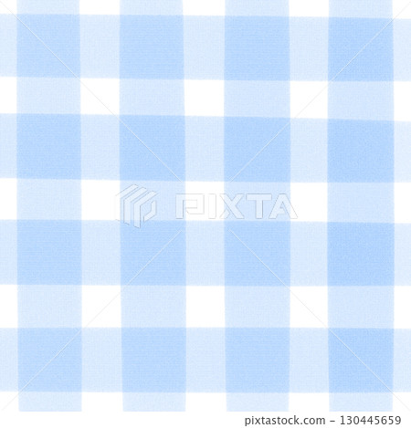 Oxford fabric light blue checkered background illustration Oxford fabric light blue checkered background illustration 130445659