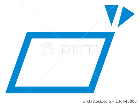 Anti-slip mat icon illustration 130445806