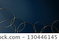Abstract composed of gold curves 130446145