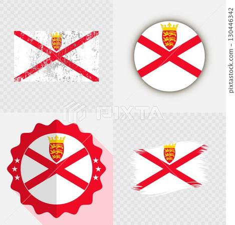 Jersey National Flag Icon Collection. Jersey National Flag Icon Collection. 130446342