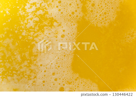 The process of making ghee from butter, macro texture. 130446422