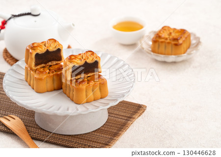 中秋節月餅蓋貝 中秋節月餅蓋貝 130446628