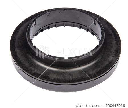 Suspension strut support bearing isolated on white 130447018