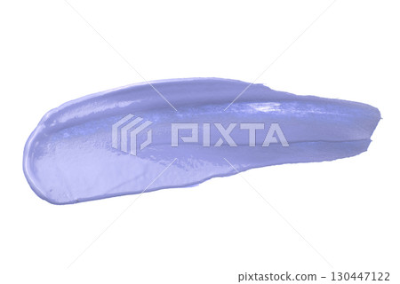 colorful brush strokes oil paint isolated on white background, clipping path colorful brush strokes oil paint isolated on white background, clipping path 130447122