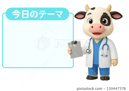 一頭牛微笑著解釋 一頭牛微笑著解釋 130447376